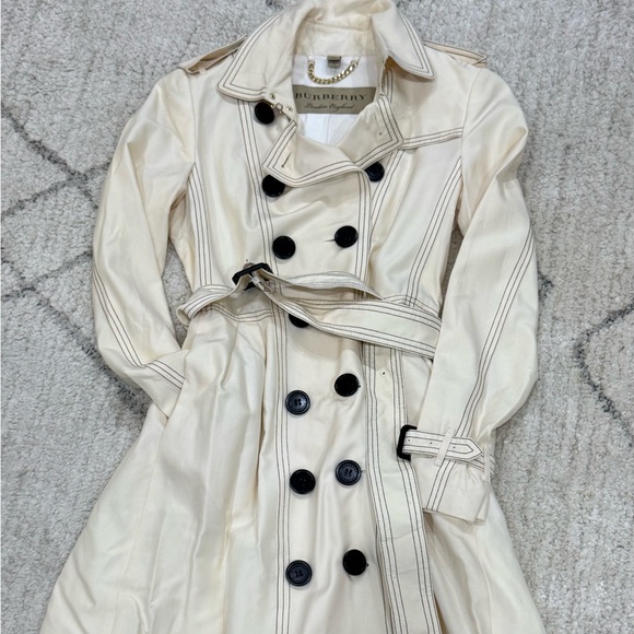 Burberry Jackets & Blazers - Burberry Silk Trench